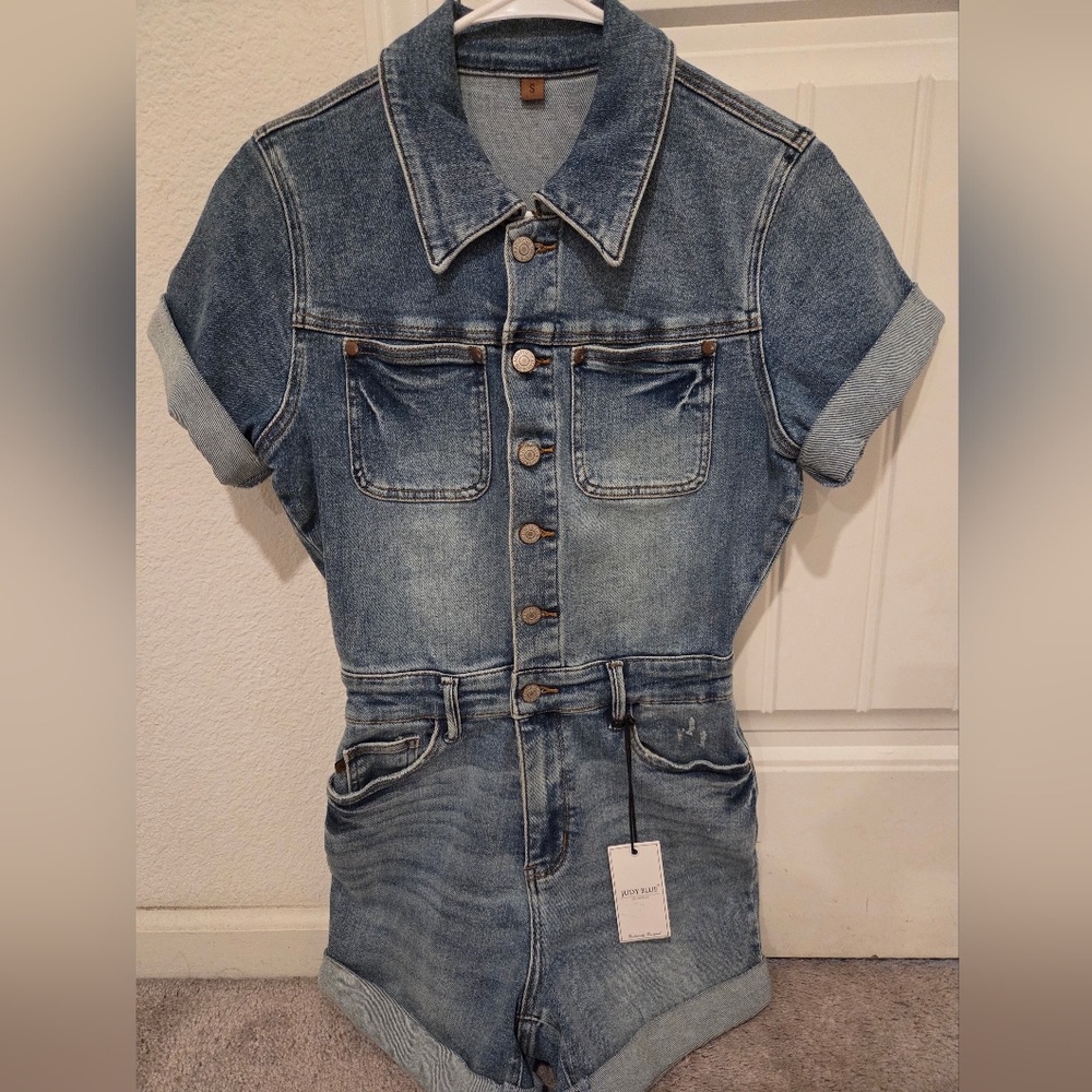 Judy Blue Denim Blue Women Jeans Overalls